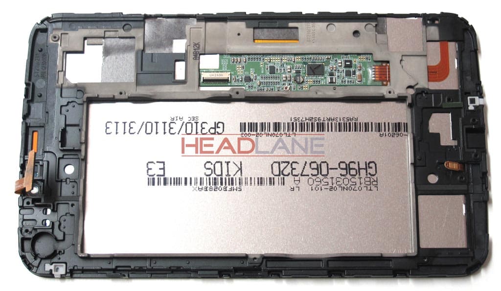 Samsung SM-T2105 Galaxy Tab 3.0 7.0 LCD Display / Screen + Touch - Yellow - view 2