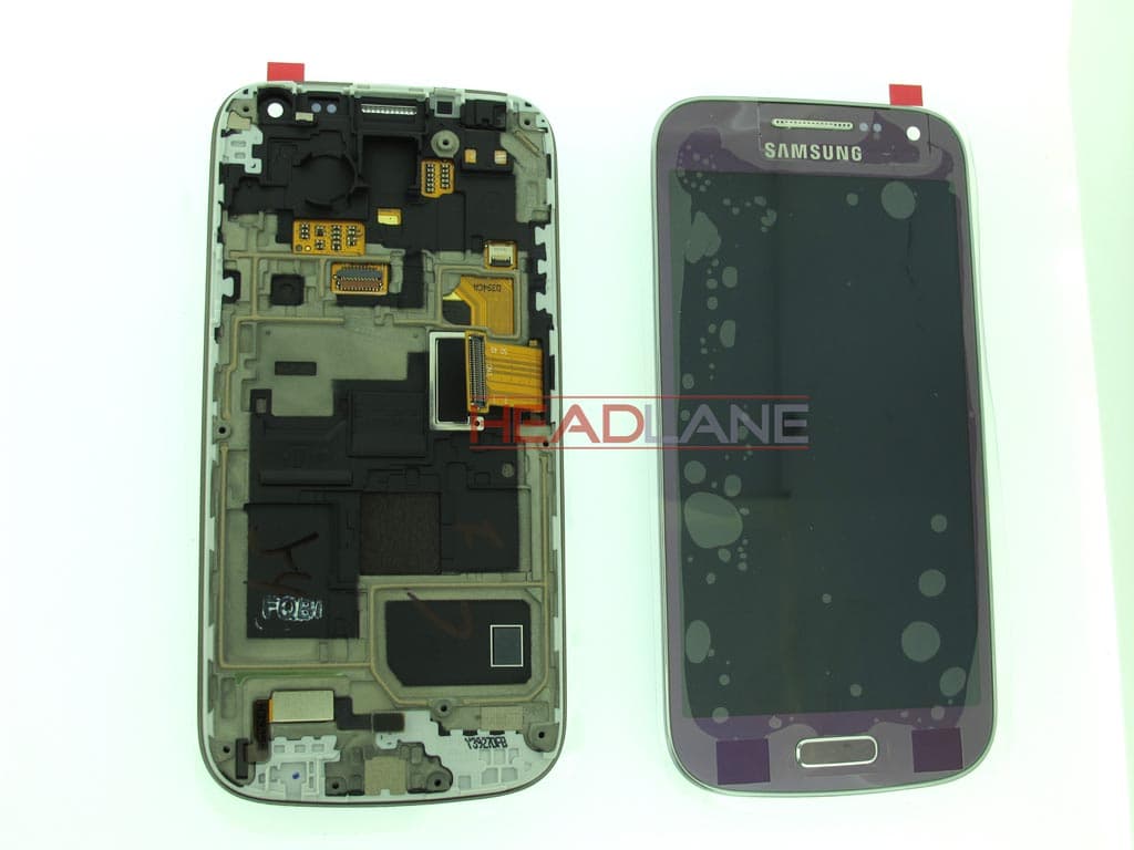 Samsung GT-I9195 Galaxy S4 Mini LTE LCD Display / Screen + Touch - Purple - view 2