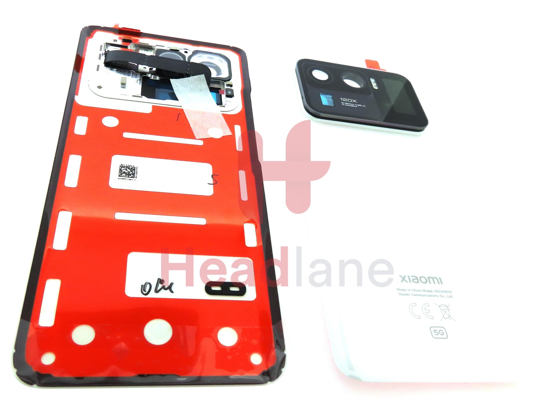 Xiaomi Mi 11 Ultra Back / Battery Cover - White - view 2