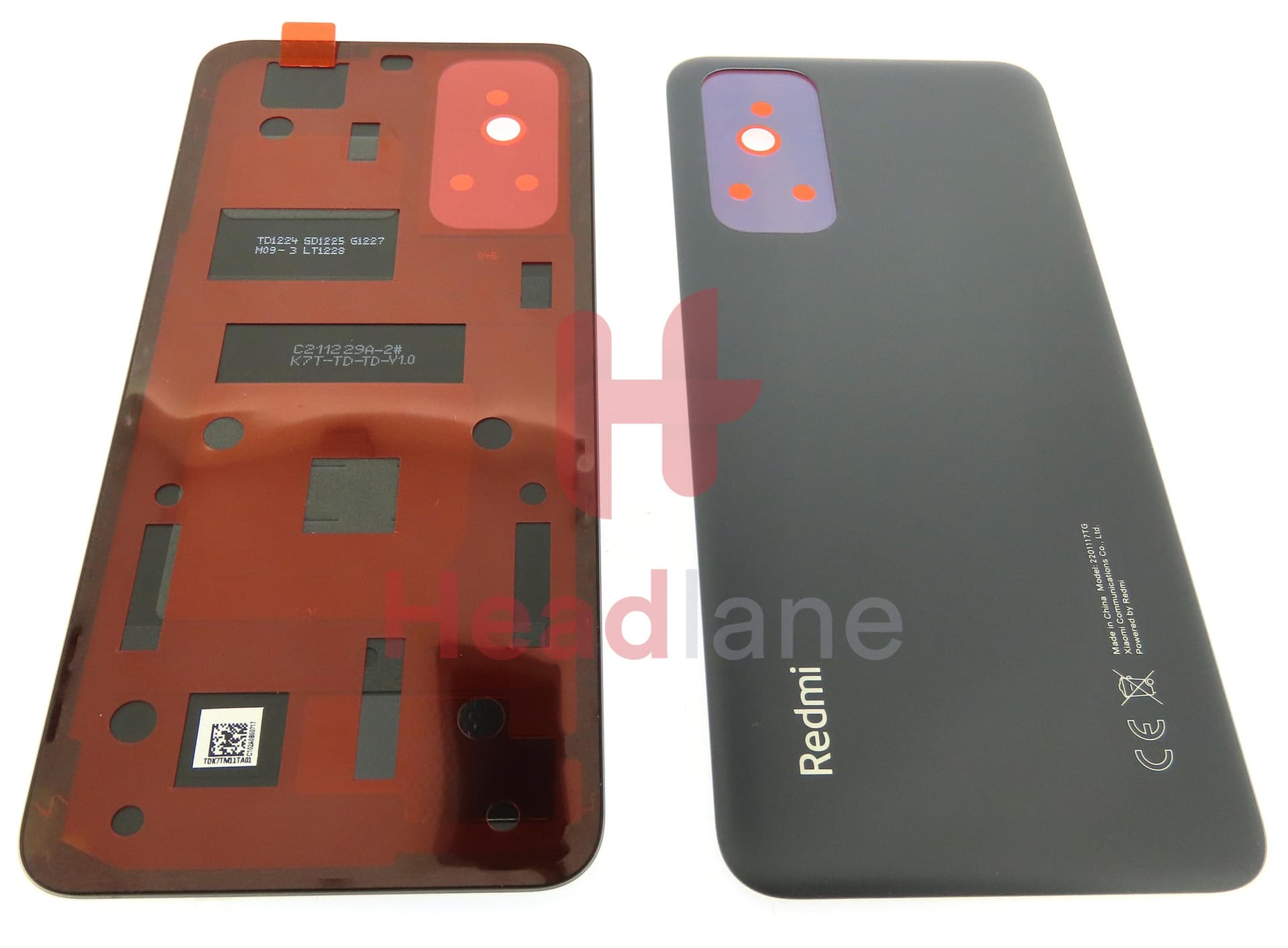 Xiaomi Redmi Note 11 Back / Battery Cover - Black / Grey - view 3