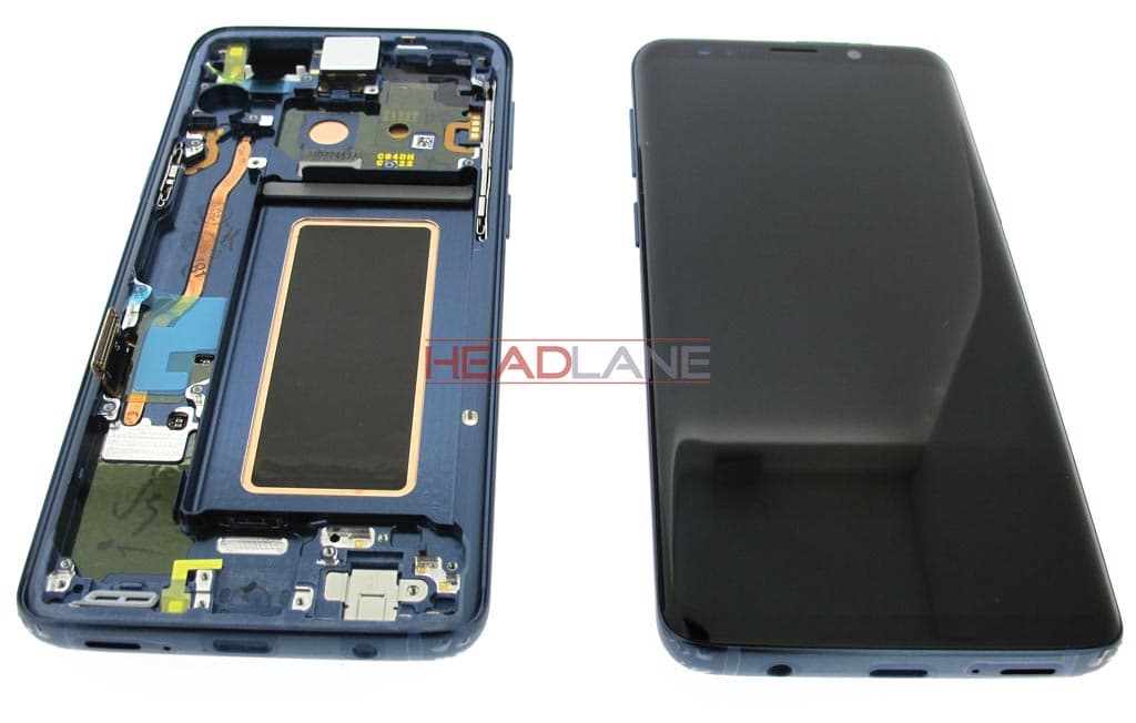 Samsung SM-G960F Galaxy S9 LCD Display / Screen + Touch - Blue - view 2