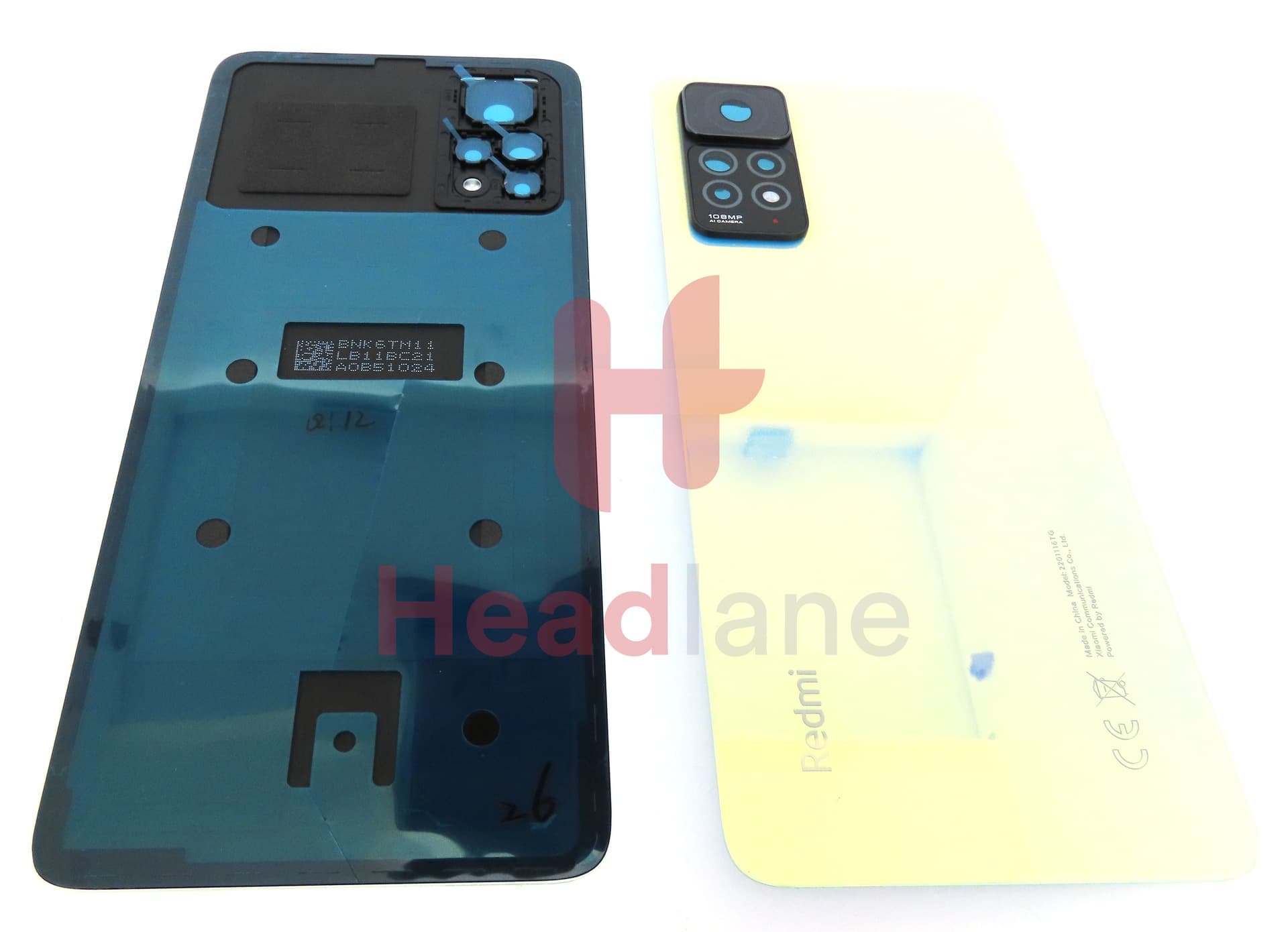 Xiaomi Redmi Note 11 Pro Back / Battery Cover - Blue - view 3