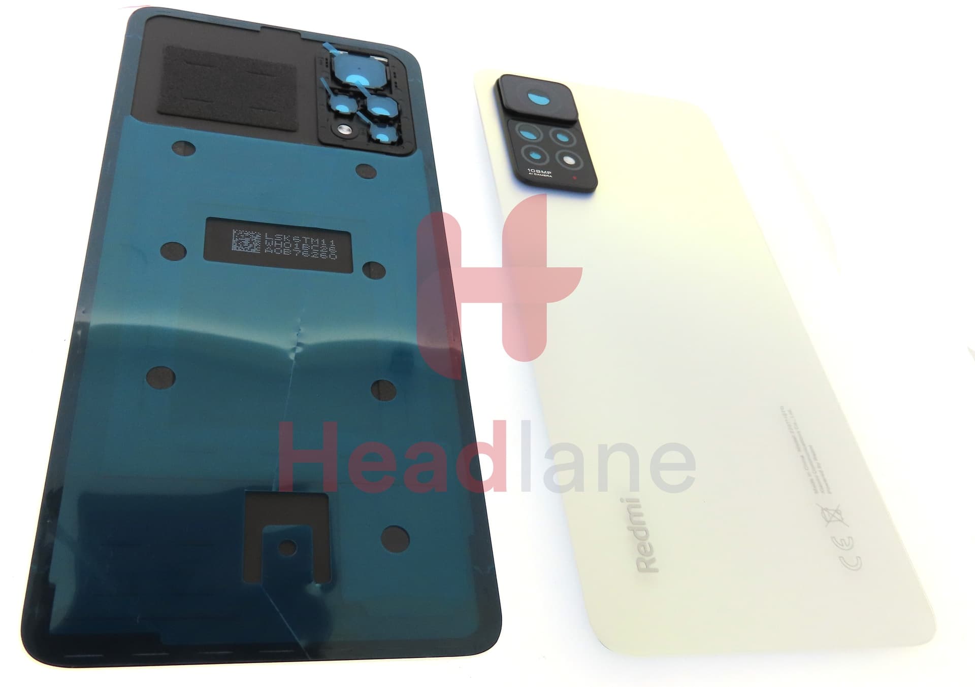 Xiaomi Redmi Note 11 Pro Back / Battery Cover - White - view 2