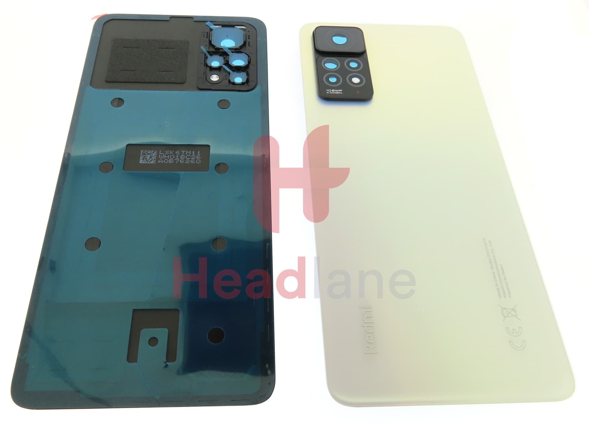 Xiaomi Redmi Note 11 Pro Back / Battery Cover - White - view 3