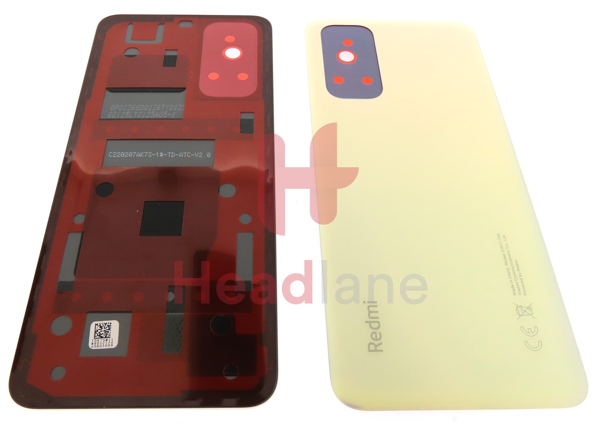 Xiaomi Redmi Note 11S Back / Battery Cover - White - view 3