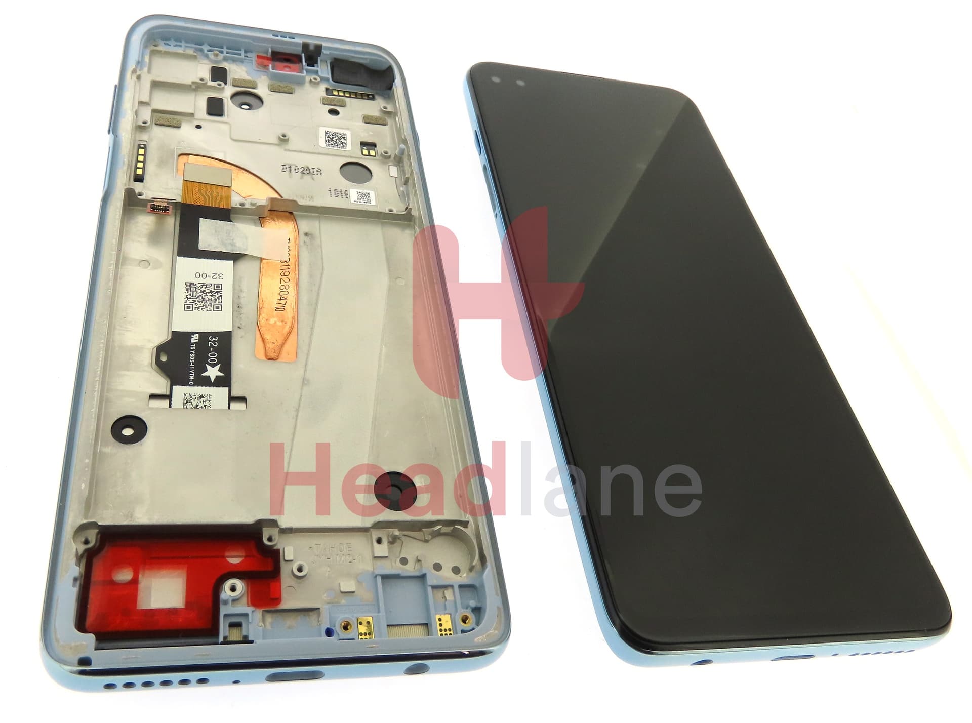 Motorola XT2125 Moto G100 LCD Display / Screen + Touch - White - view 2