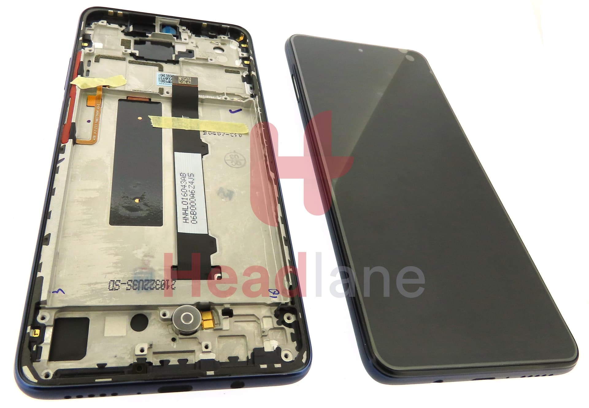 Xiaomi Mi 10T Lite 5G LCD Display / Screen + Touch - Blue - view 2