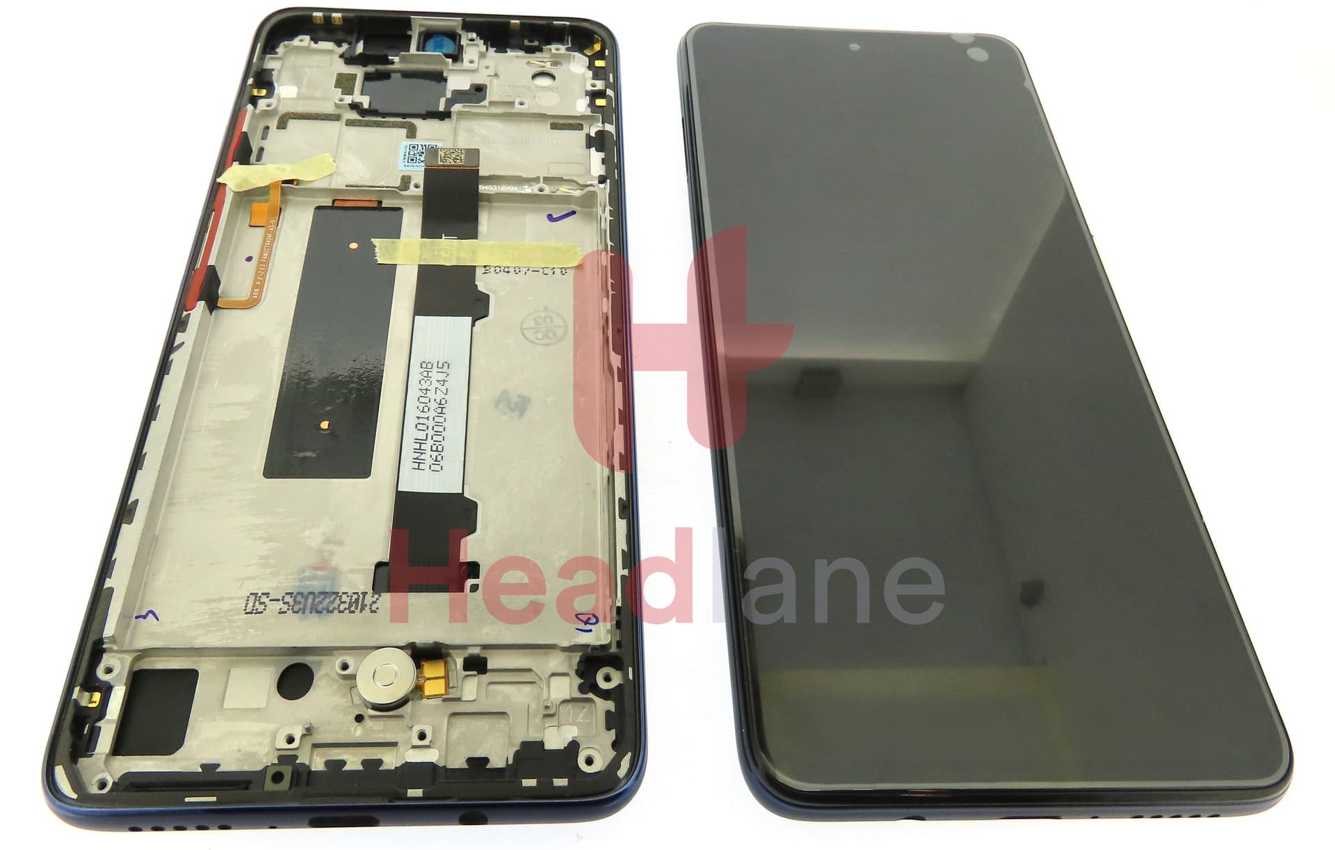 Xiaomi Mi 10T Lite 5G LCD Display / Screen + Touch - Blue - view 3