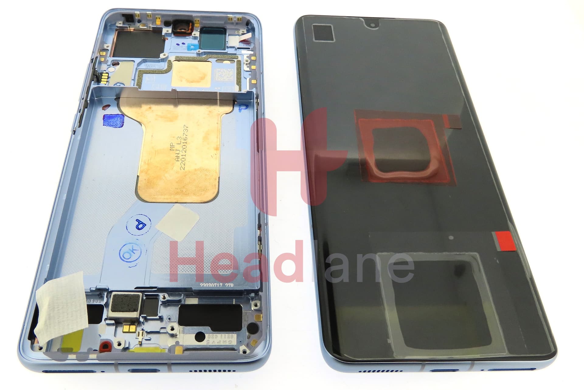 Xiaomi 12X LCD Display / Screen + Touch - Blue - view 3