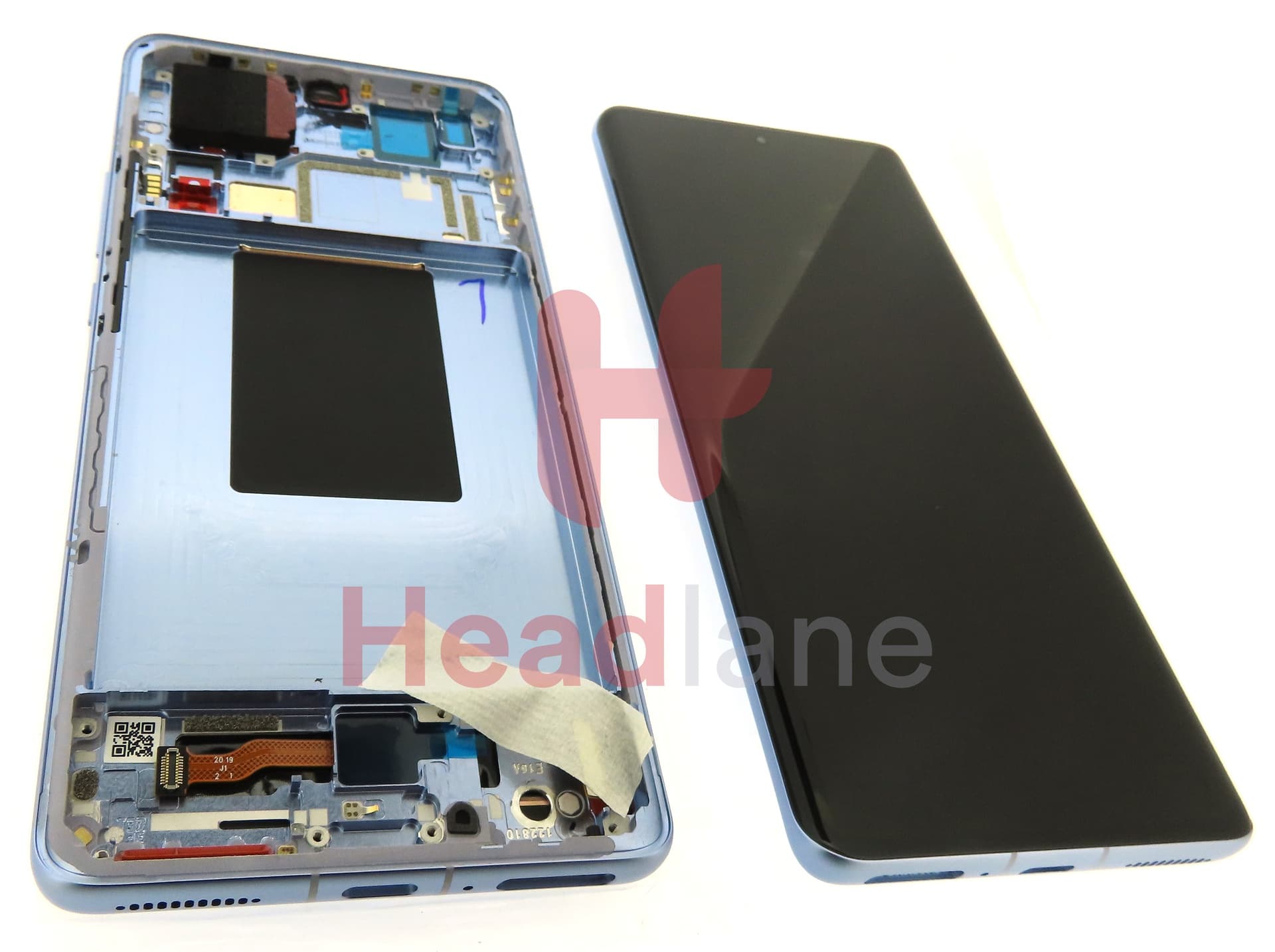 Xiaomi 12 Pro LCD Display / Screen + Touch - Blue - view 2