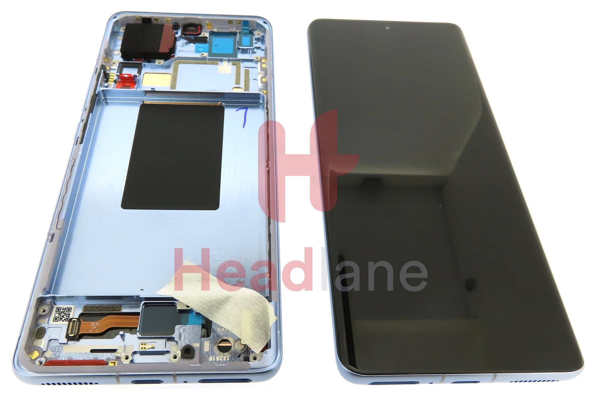 Xiaomi 12 Pro LCD Display / Screen + Touch - Blue - view 3