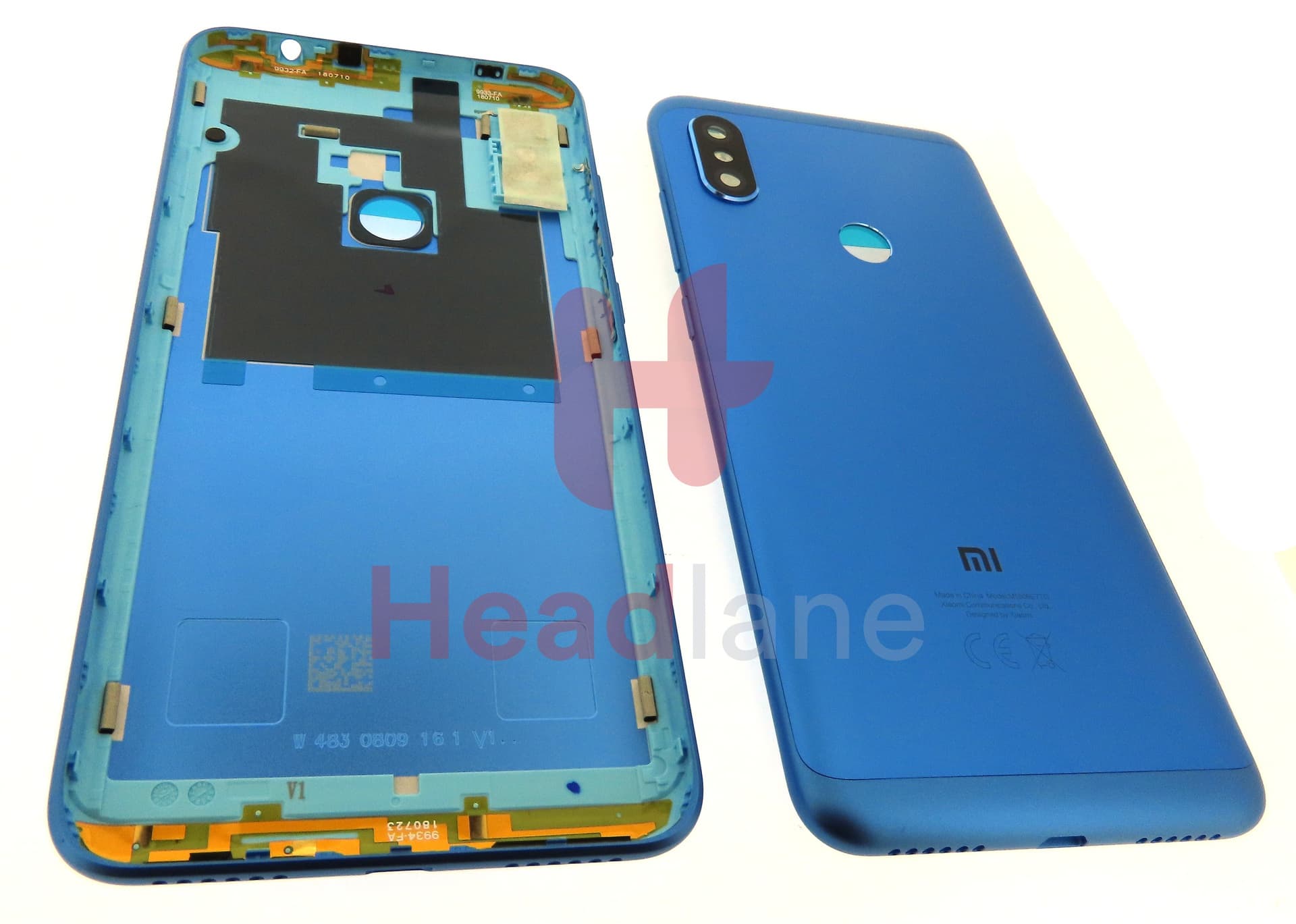 Xiaomi Redmi Note 6 Pro Back / Battery Cover - Blue - view 2