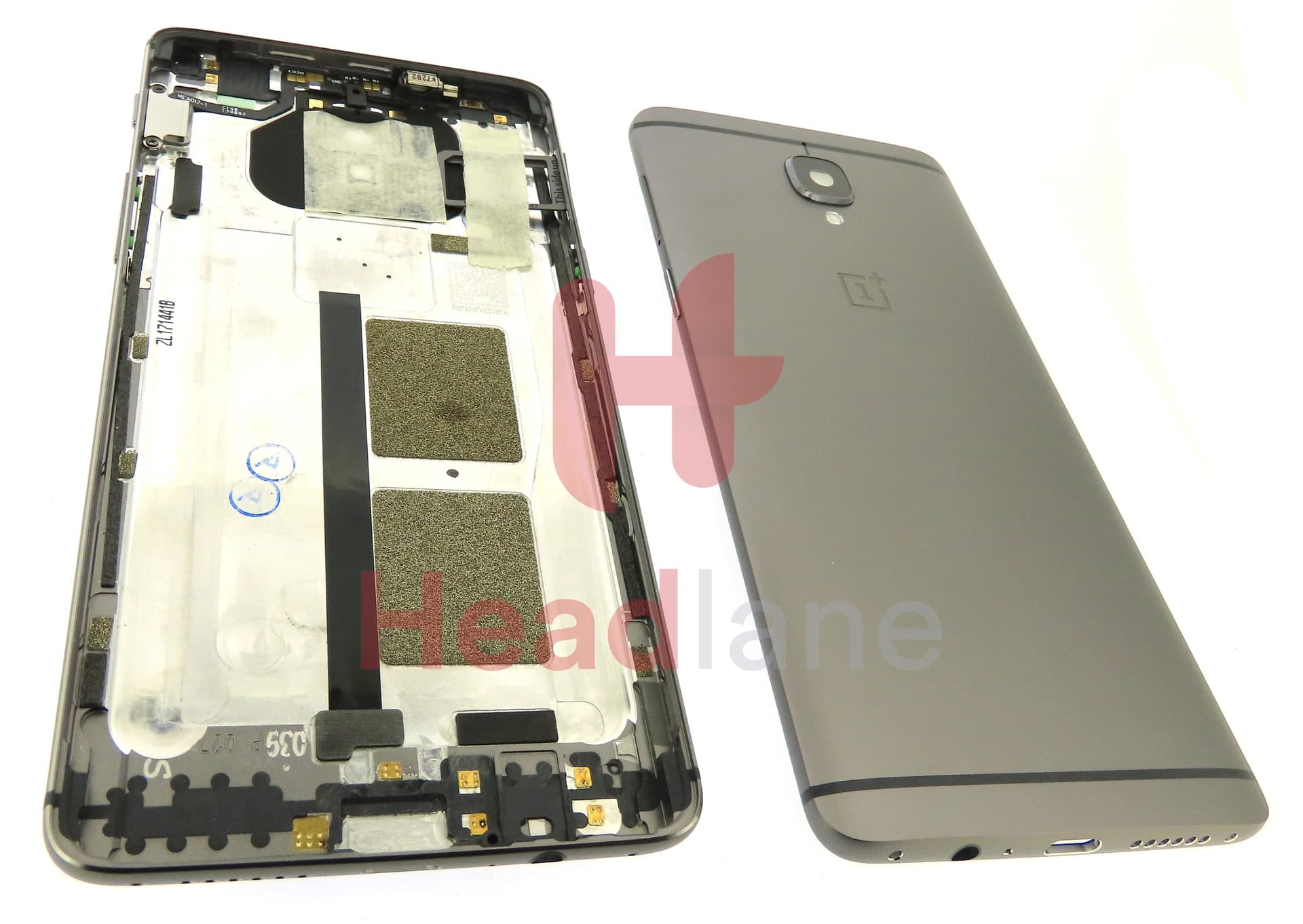 OnePlus 3T Back / Battery Cover - Grey - view 2