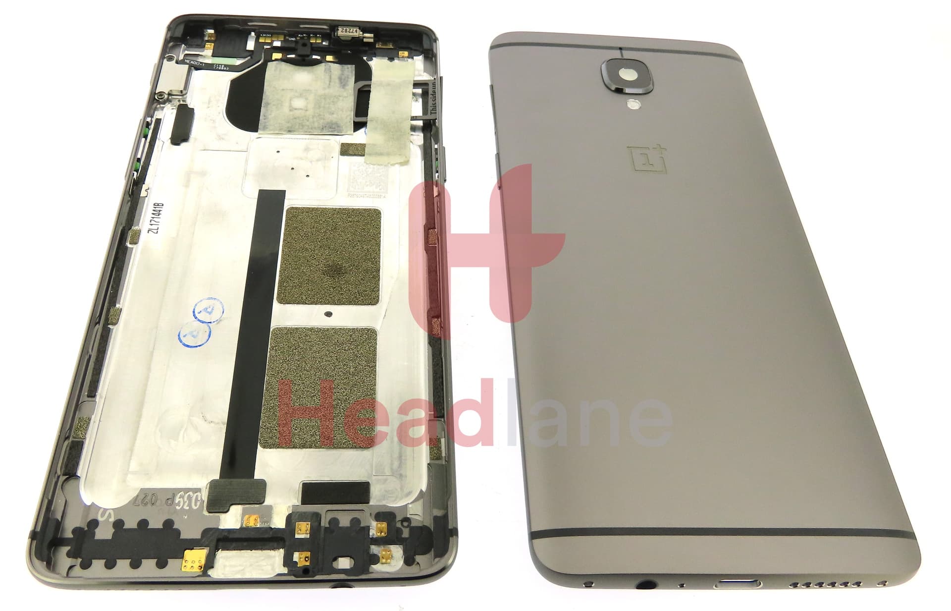 OnePlus 3T Back / Battery Cover - Grey - view 3