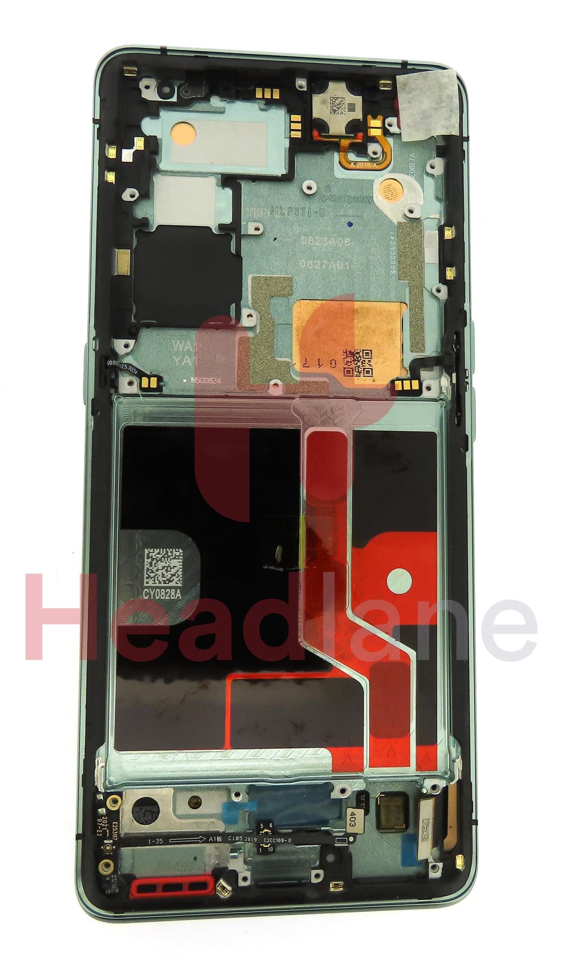 Oppo CPH2025 Find X2 Pro LCD Display / Screen + Touch - Green - view 3