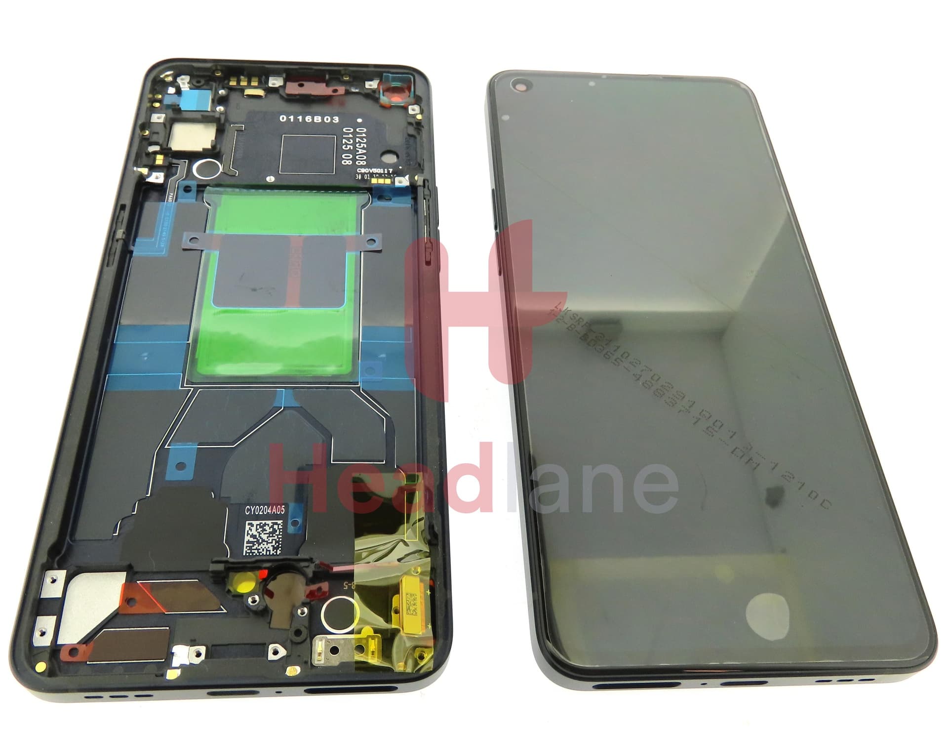 Oppo CPH2251 Reno6 5G  LCD Display / Screen + Touch - Black - view 2