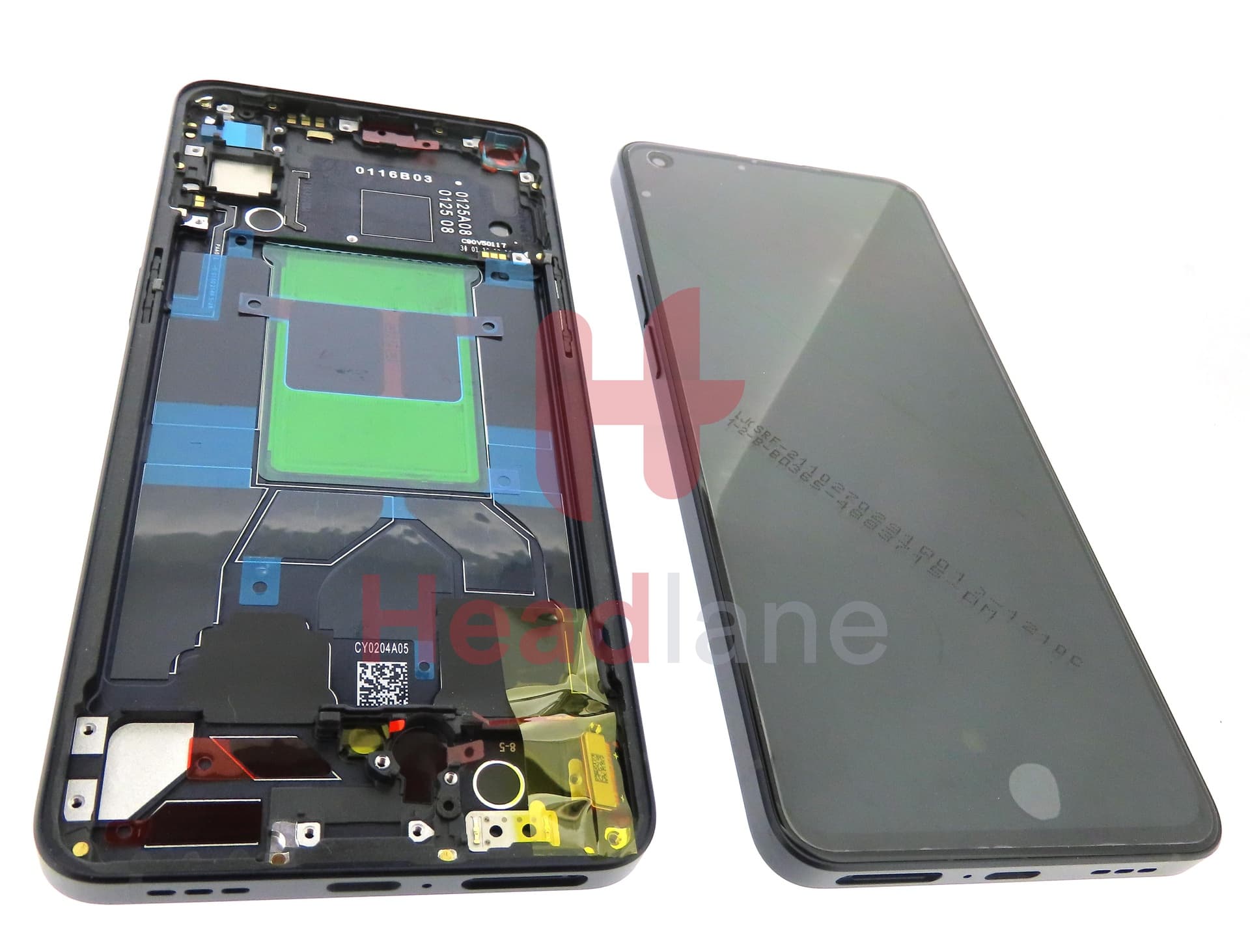 Oppo CPH2251 Reno6 5G  LCD Display / Screen + Touch - Black - view 3