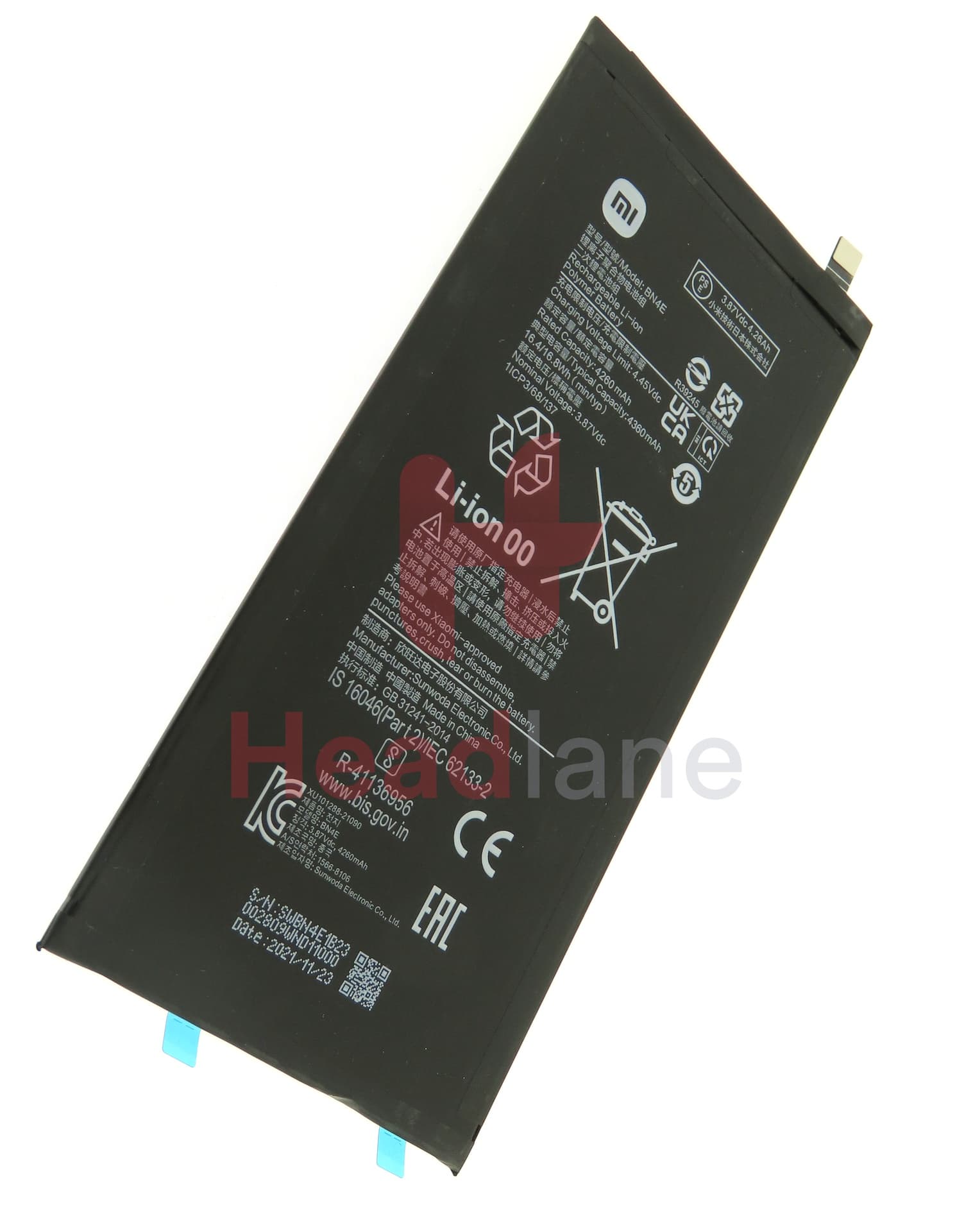 Xiaomi Pad 5 BN4E 4360mAh Internal Battery - view 2