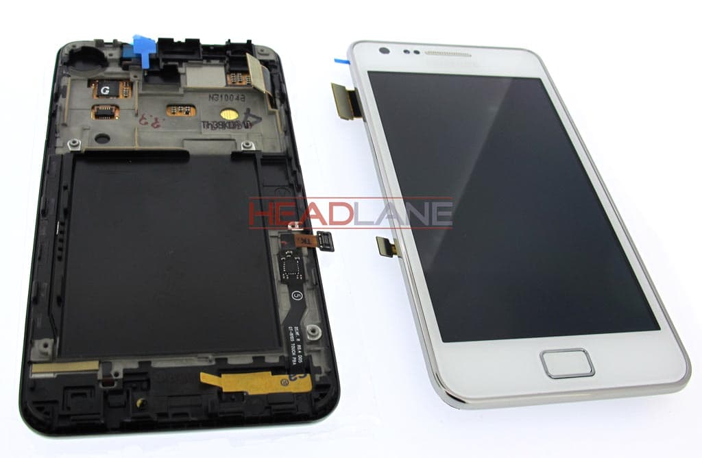 Samsung GT-I9105 Galaxy S2 Plus LCD Display / Screen + Touch - White - view 2