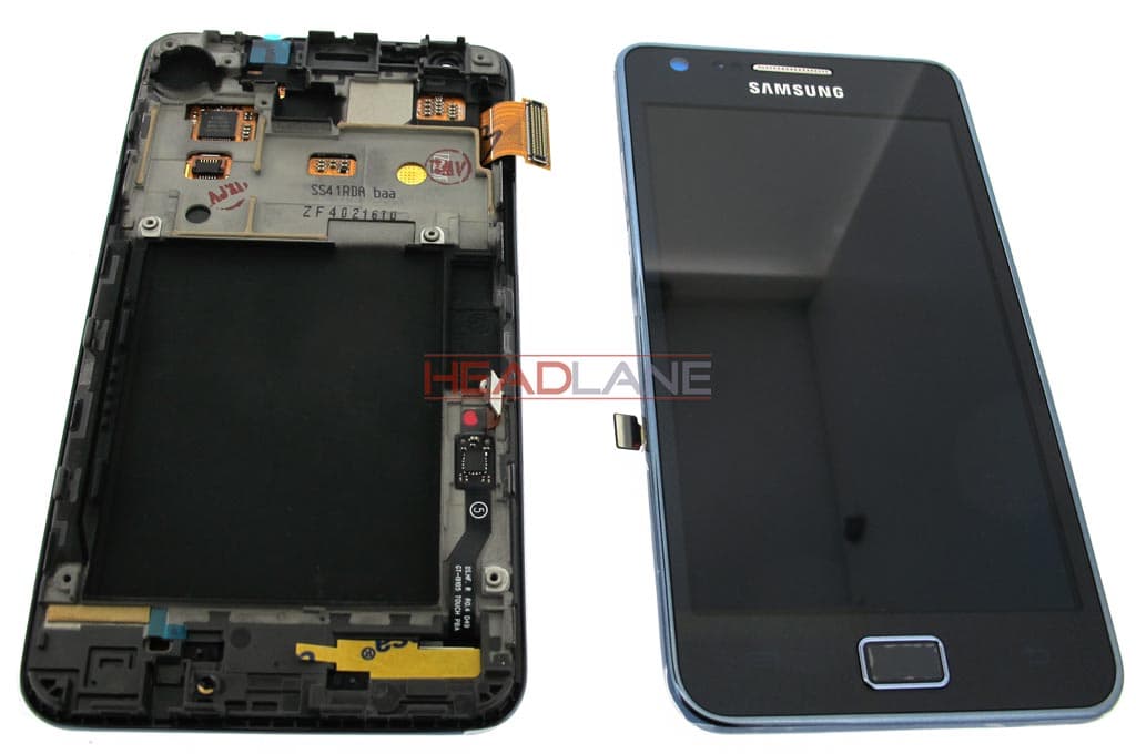 Samsung GT-I9105 Galaxy S2 Plus LCD Display / Screen + Touch - Blue - view 2
