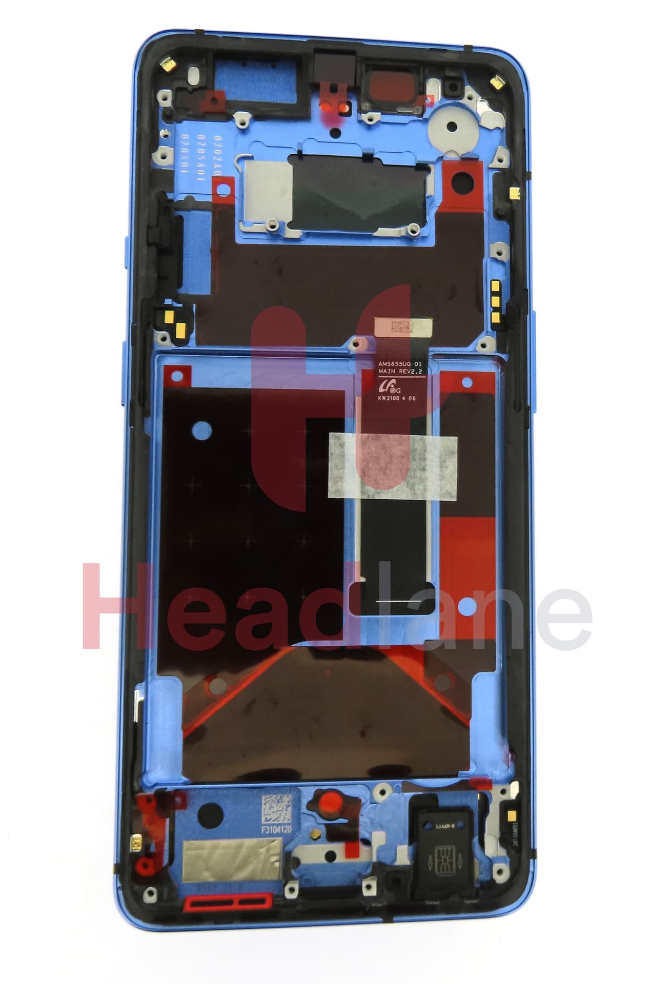 OnePlus 7T LCD Display / Screen + Touch - Glacier Blue - view 2