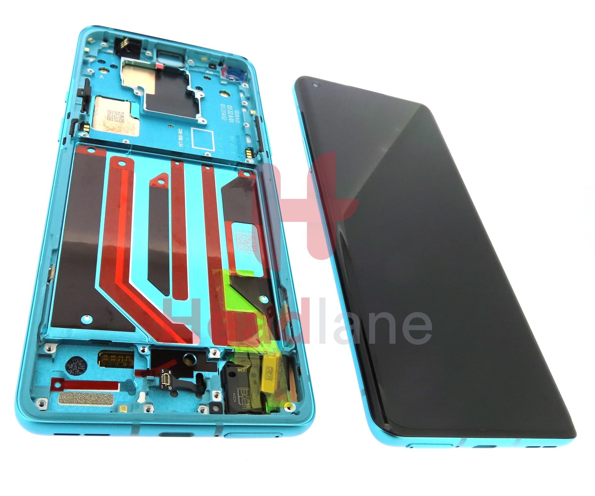 OnePlus 8 Pro LCD Display / Screen + Touch - Glacial Green - view 2