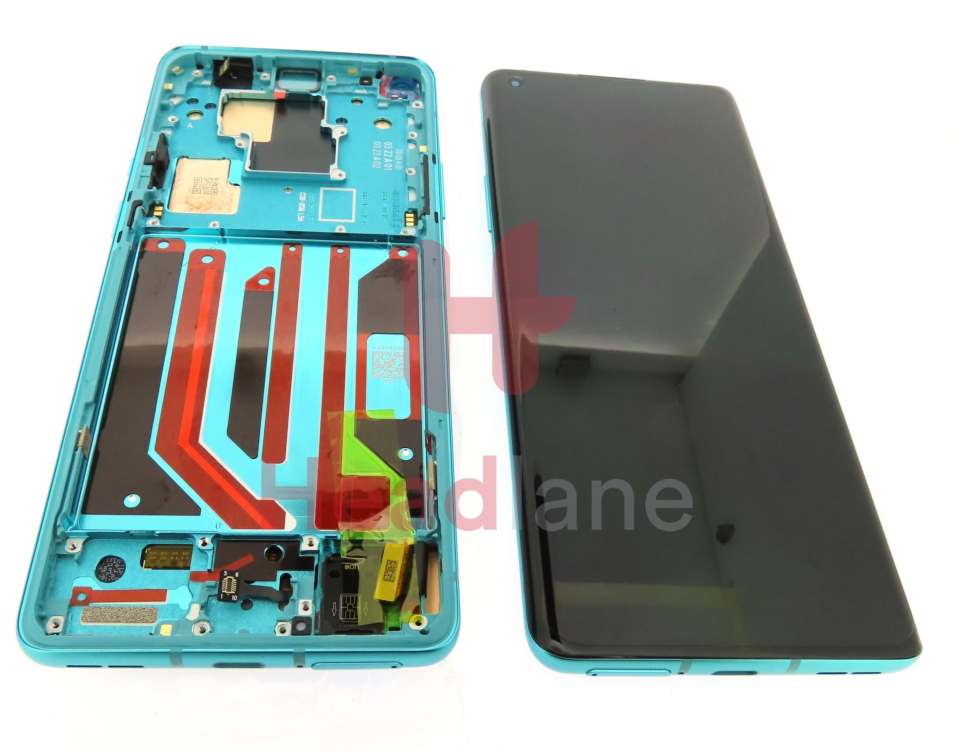 OnePlus 8 Pro LCD Display / Screen + Touch - Glacial Green - view 3