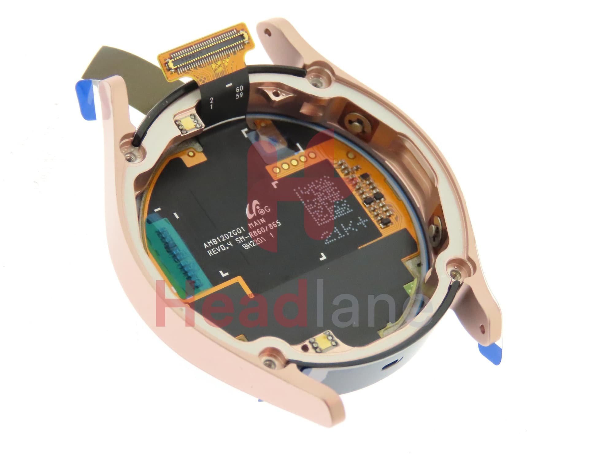 Samsung SM-R865 Galaxy Watch4 40mm 4G LCD Display / Screen + Touch - Pink Gold - view 3