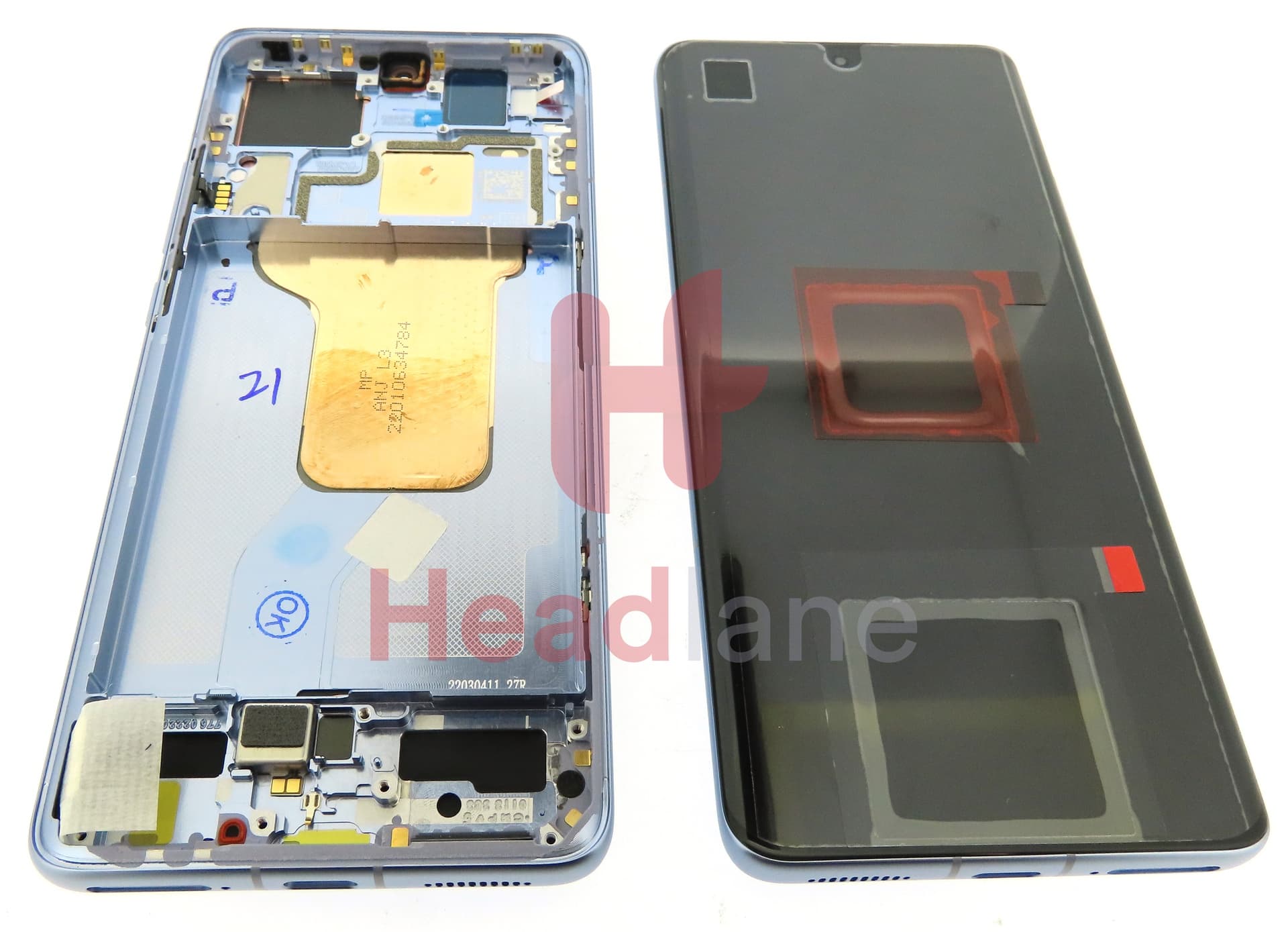 Xiaomi 12 LCD Display / Screen + Touch - Blue - view 3