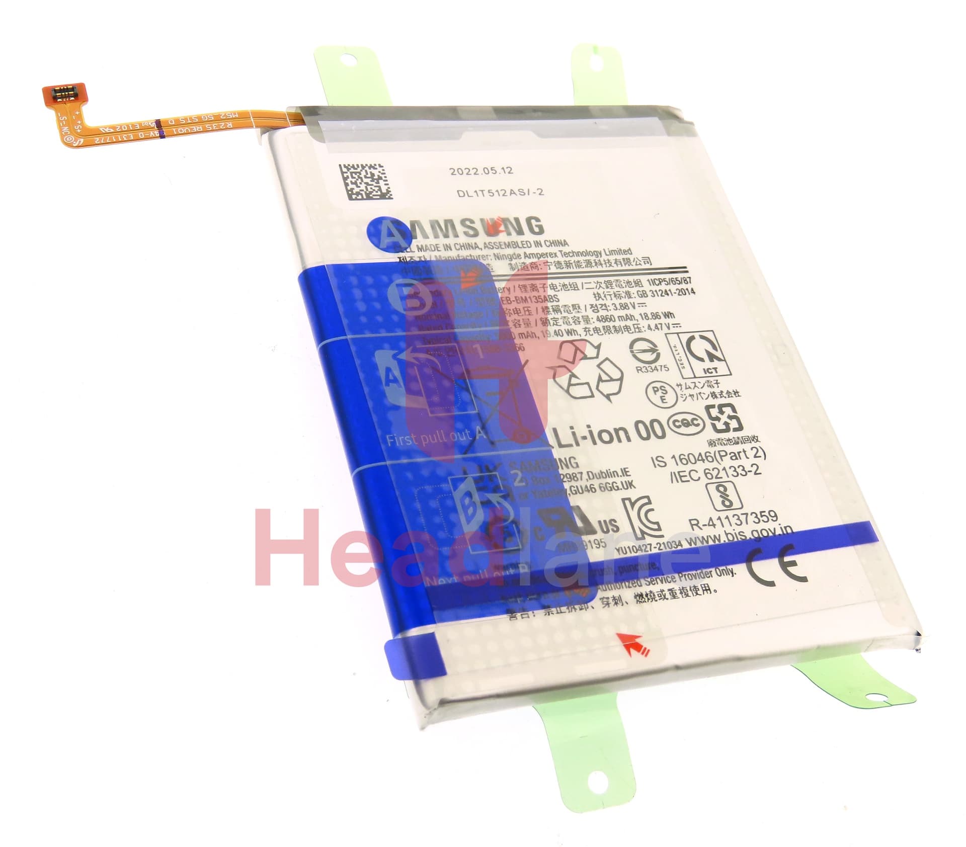 Samsung SM-M135 A136 Galaxy M13 A13 5G EB-BM135ABS Battery - view 2