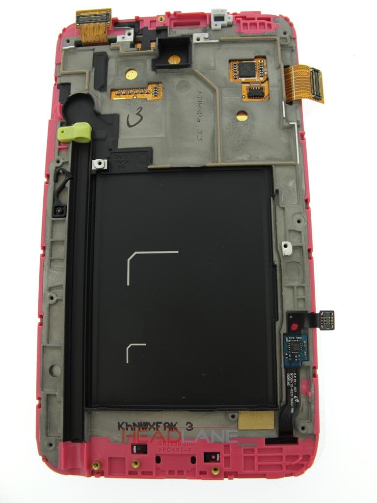 Samsung GT-N7000 Galaxy Note LCD Display / Screen + Touch - Pink - view 2