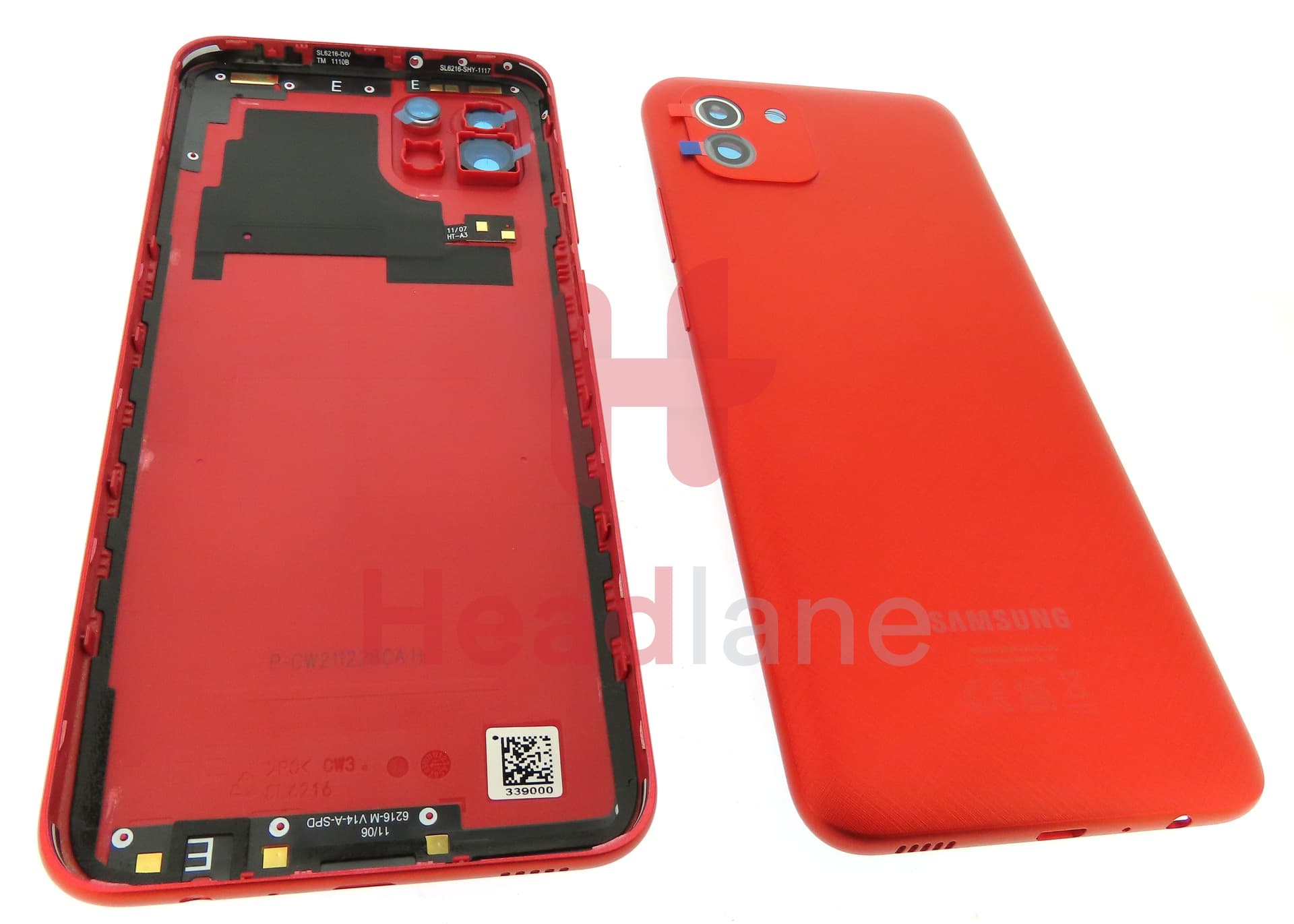 Samsung SM-A035 Galaxy A03 Back / Battery Cover - Red - view 2