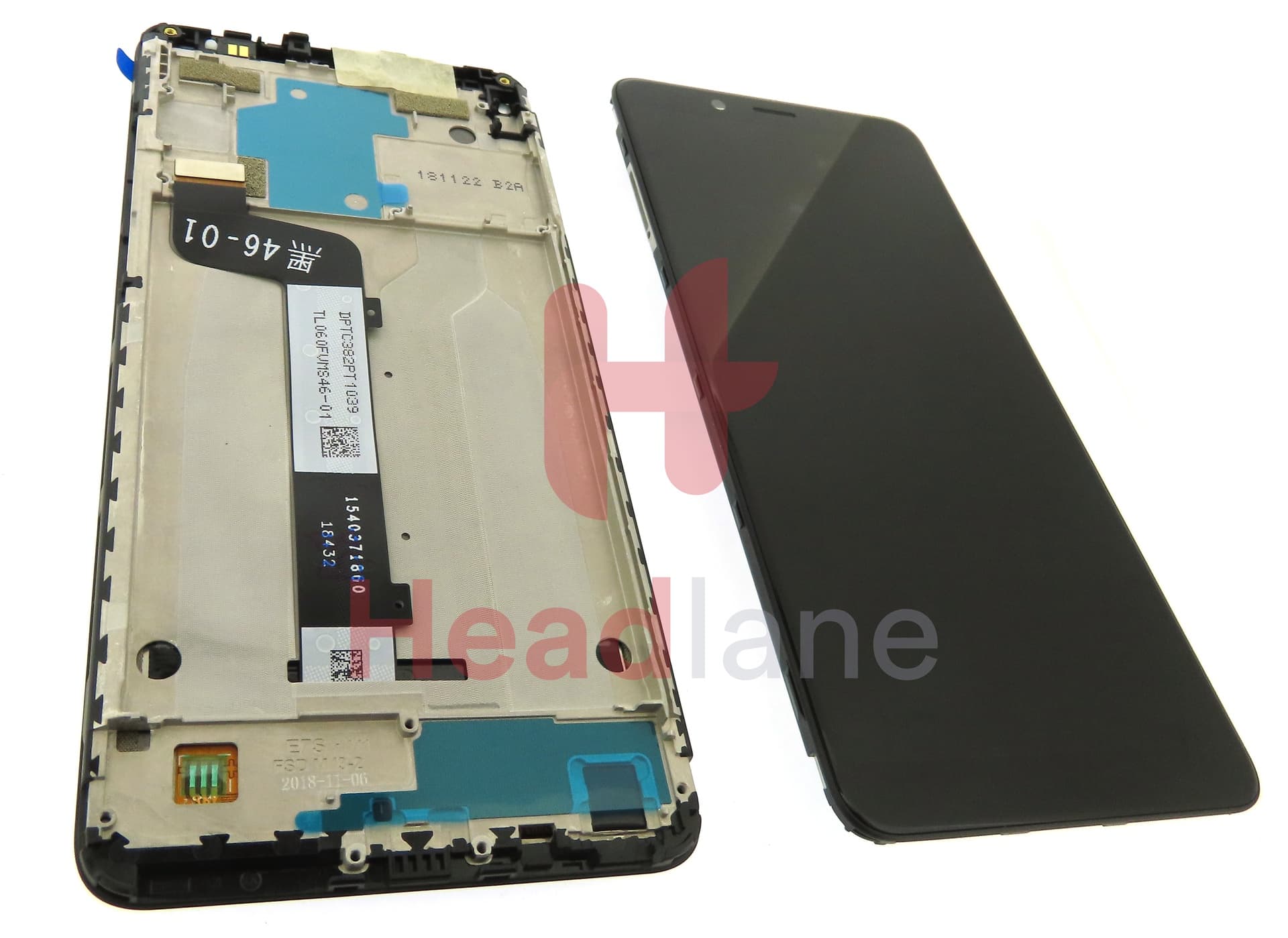 Xiaomi Redmi Note 5 LCD Display / Screen + Touch - Black - view 2