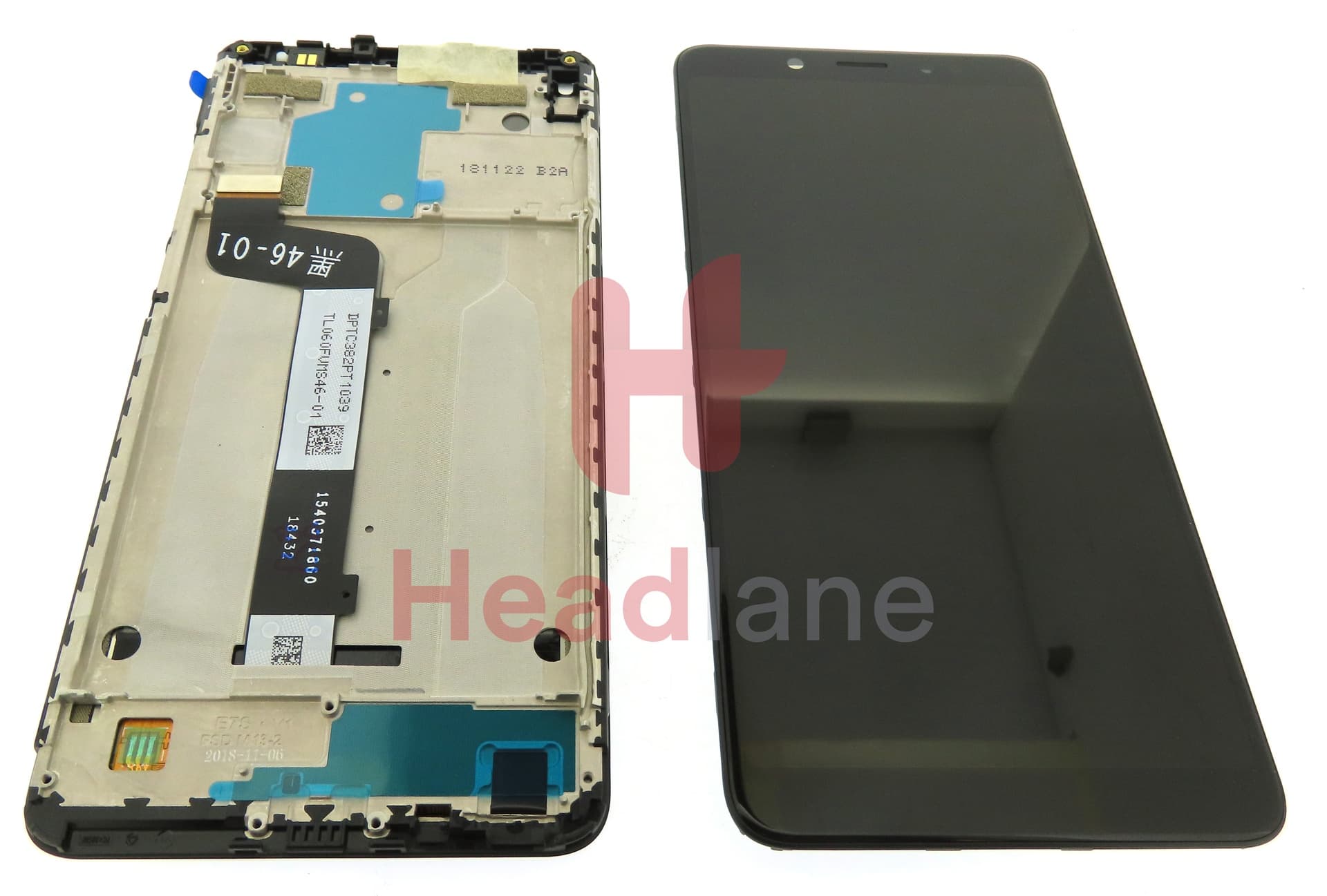 Xiaomi Redmi Note 5 LCD Display / Screen + Touch - Black - view 3