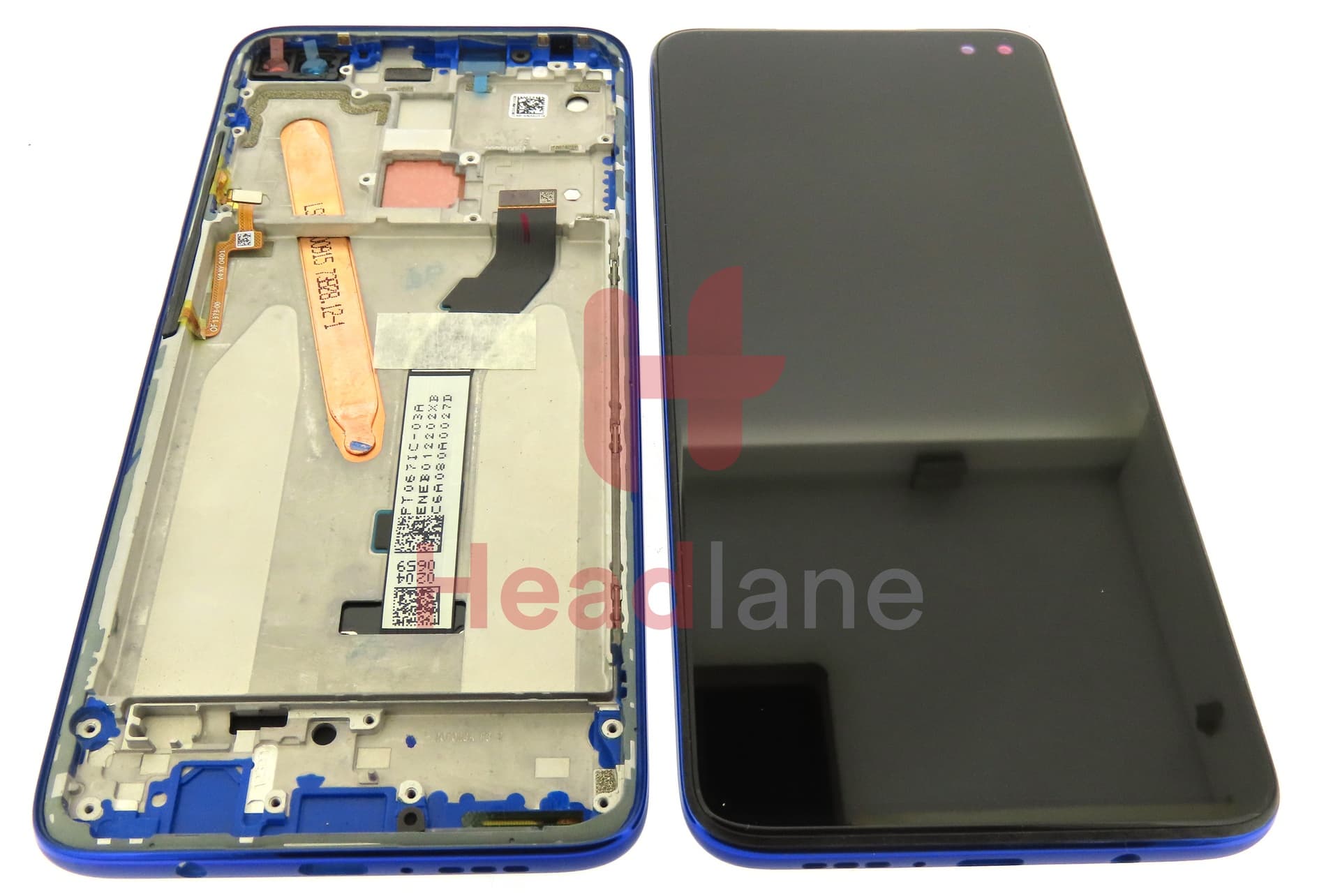 Xiaomi Redmi K30 5G LCD Display / Screen + Touch - Blue - view 2