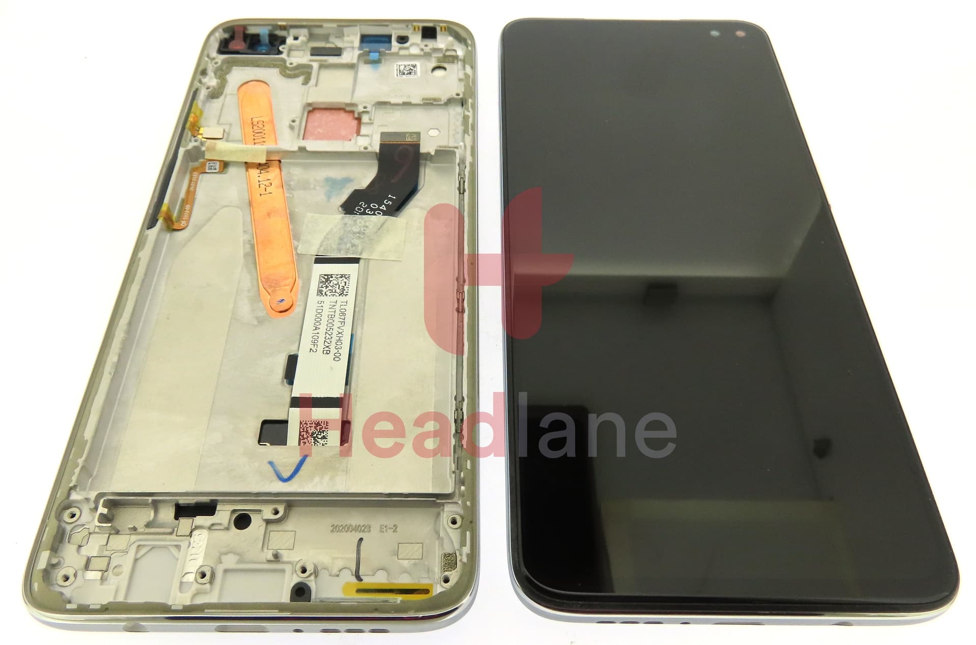 Xiaomi Redmi K30 5G LCD Display / Screen + Touch - White - view 2