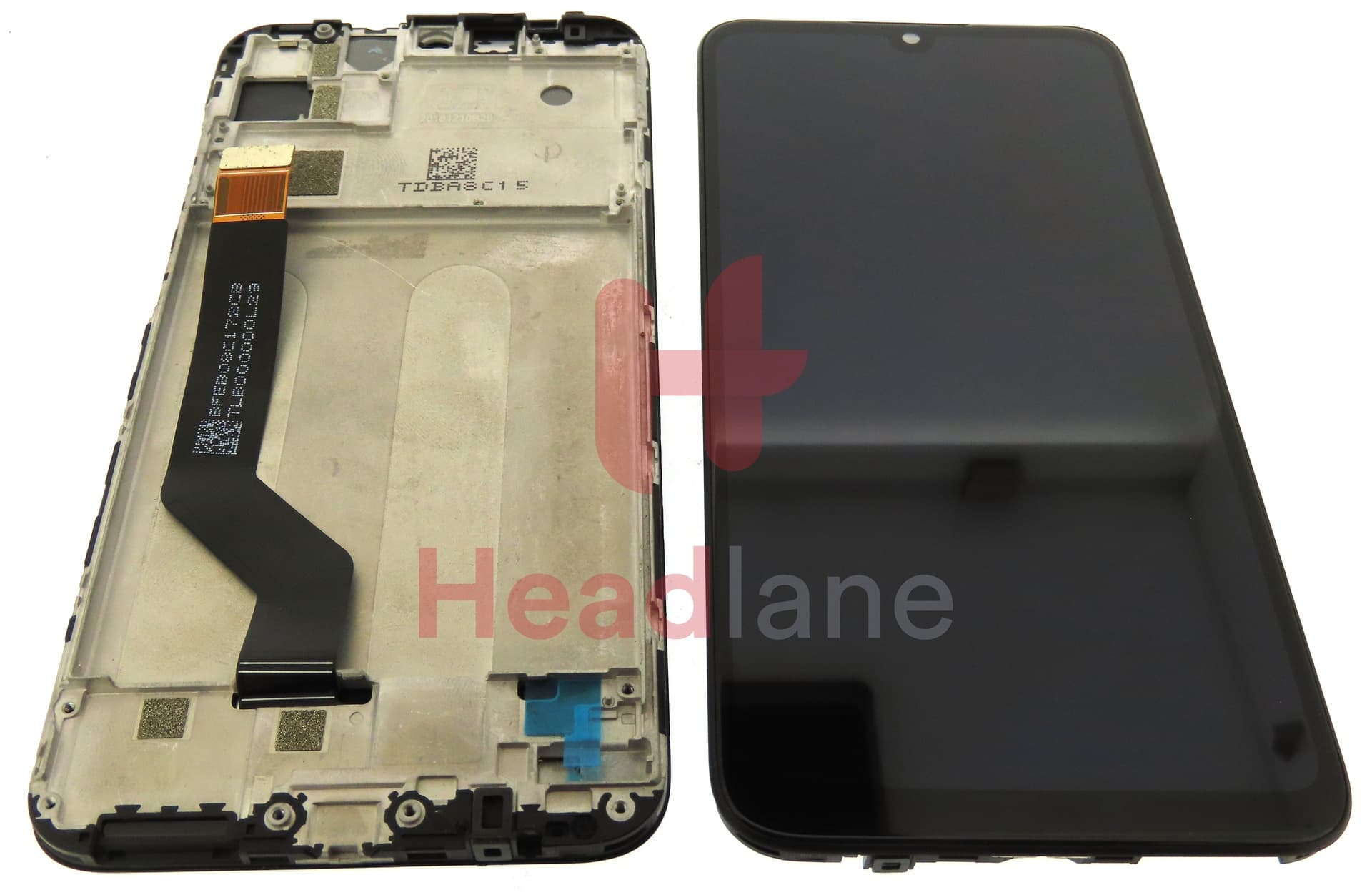 Xiaomi Mi Play LCD Display / Screen + Touch - Black - view 2