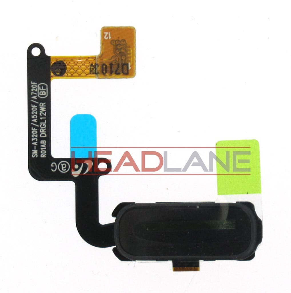 Samsung SM-A320 Galaxy A3 (2017) Home Key Flex - Black 2