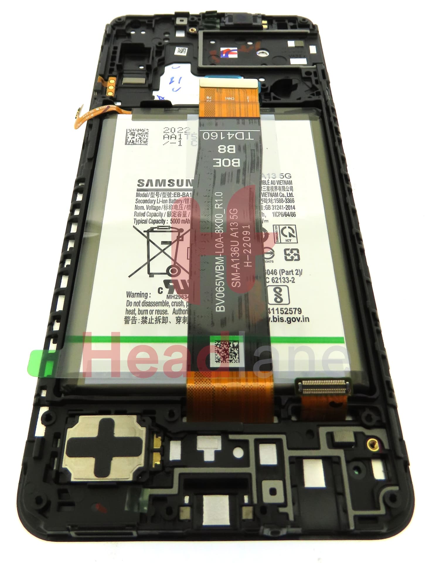 Samsung SM-A136 Galaxy A13 5G LCD Display / Screen + Touch + Battery - view 2