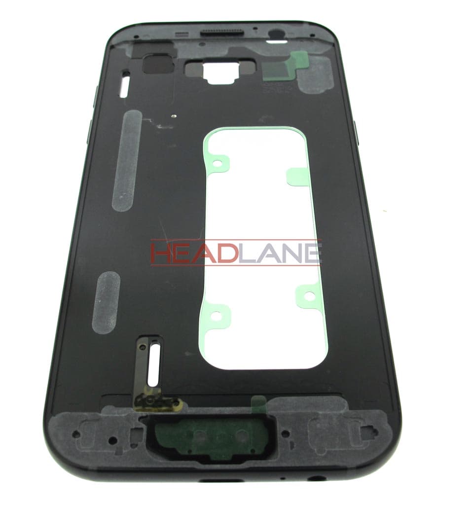 Samsung SM-A520 Galaxy A5 (2017) Middle Cover/Chassis- Black - view 2