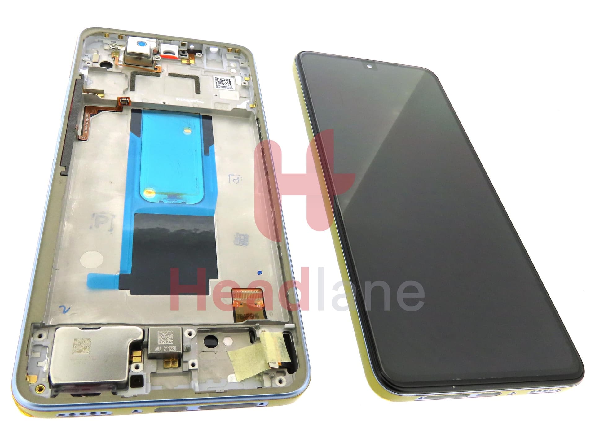 Xiaomi Redmi Note 11 Pro+ 5G LCD Display / Screen + Touch - Blue - view 2