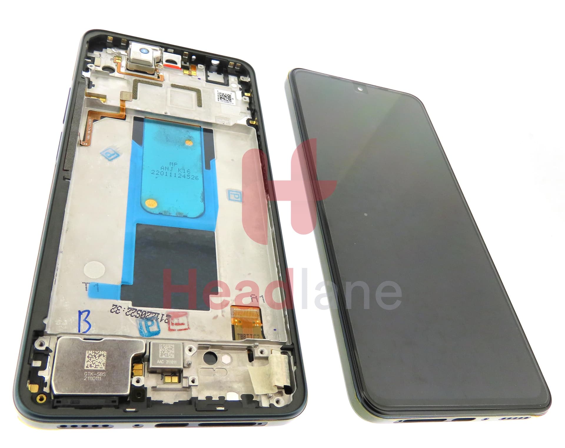 Xiaomi Redmi Note 11 Pro+ 5G LCD Display / Screen + Touch - Green - view 2