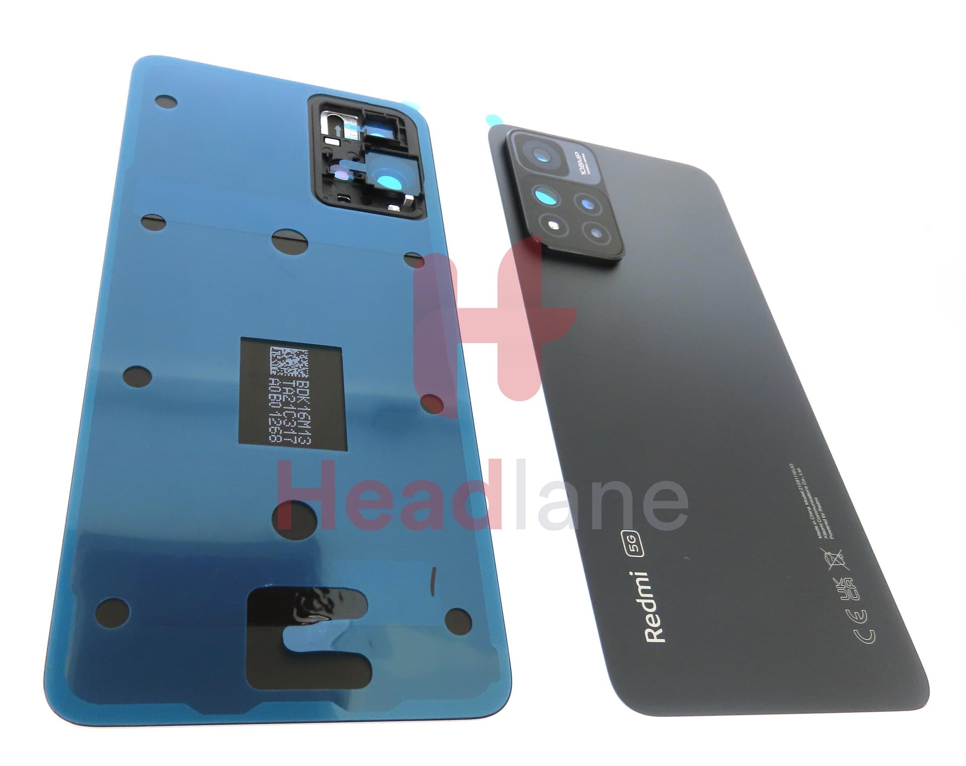 Xiaomi Redmi Note 11 Pro+ 5G Back / Battery Cover - Black - view 2