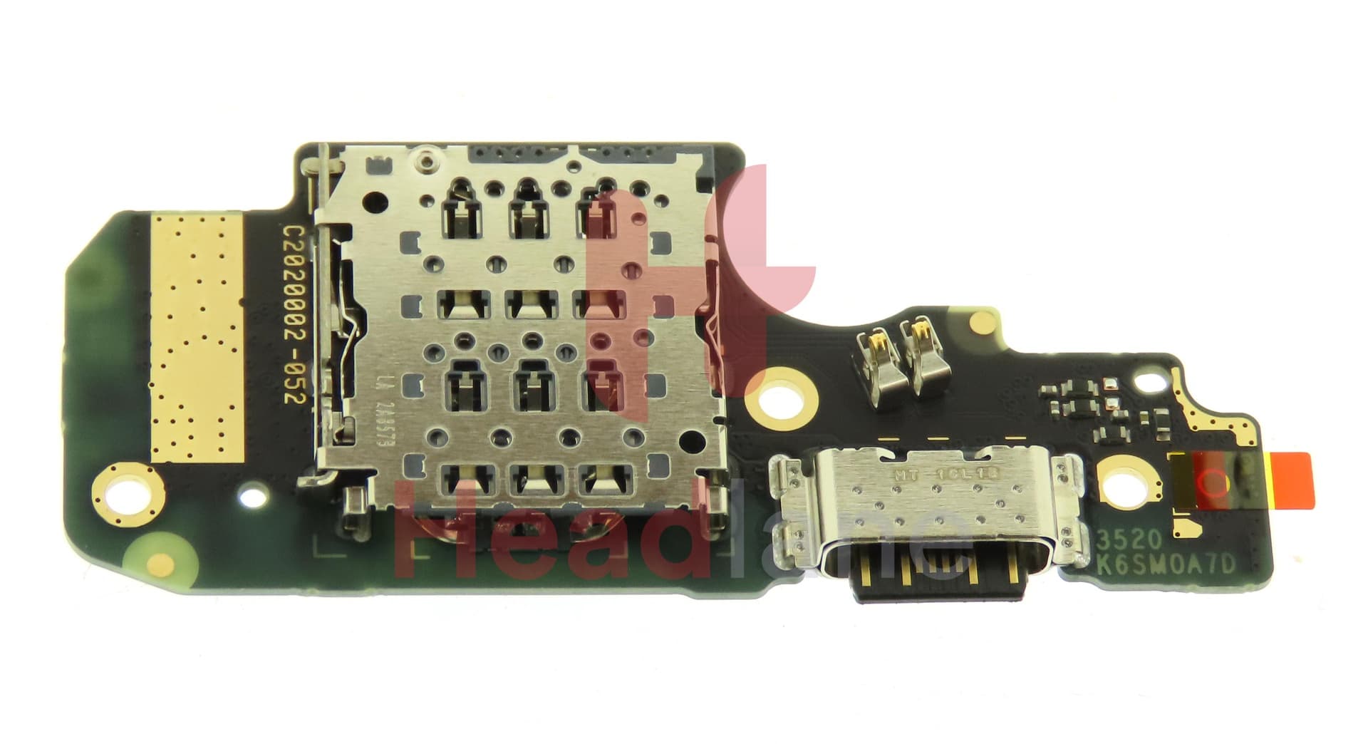 Xiaomi Poco X4 Pro 5G SIM Card reader / Charging Port Flex - view 3