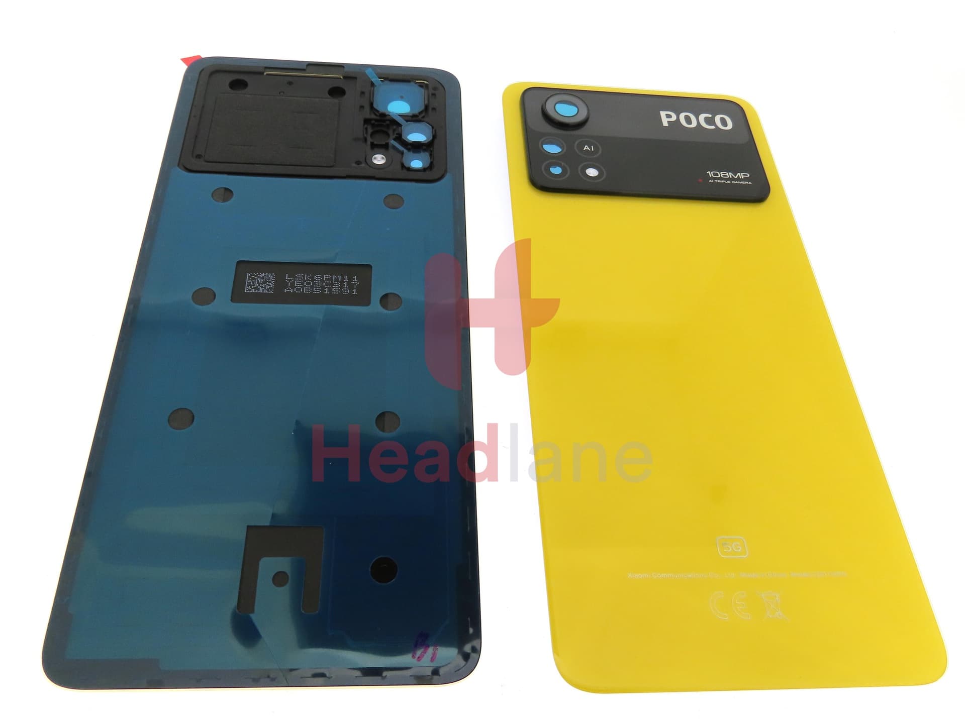 Xiaomi Poco X4 Pro 5G Back / Battery Cover - Yellow - view 3