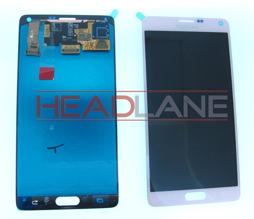 Samsung SM-N910 Galaxy Note 4 LCD Display / Screen + Touch - Pink - GH97-16565D - Samsung Replacement Part