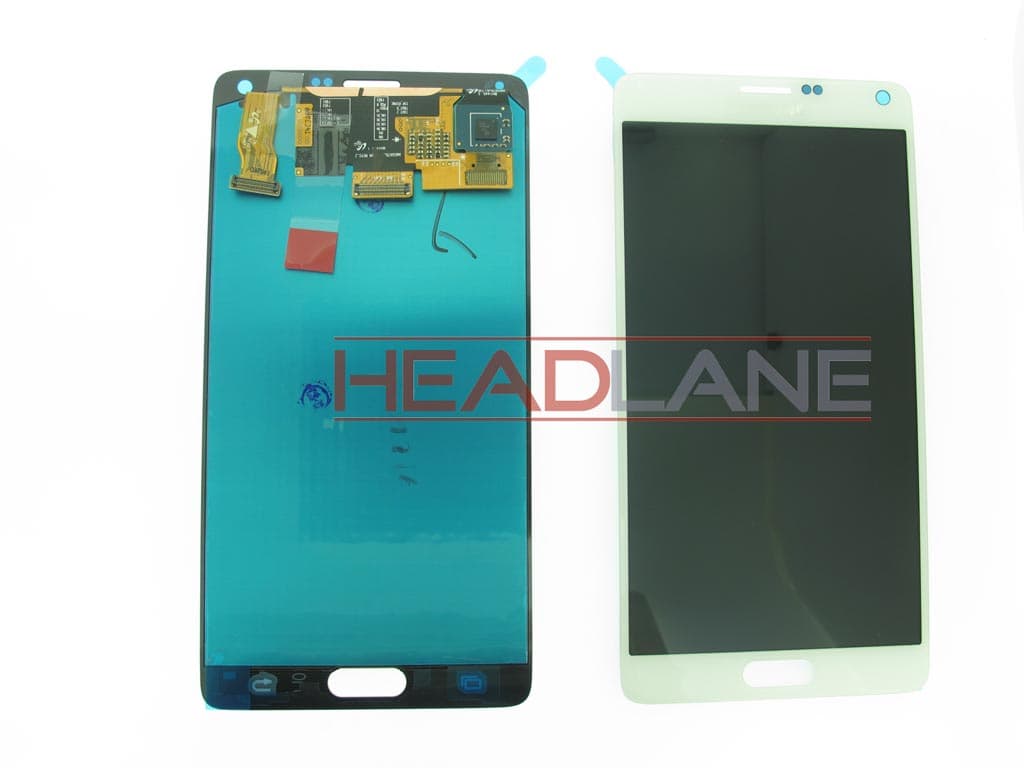 Samsung SM-N910 Galaxy Note 4 LCD Display / Screen + Touch - White - GH97-16565A - Samsung Replacement Part
