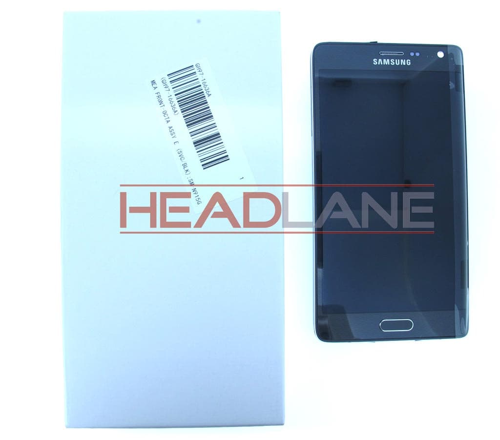 Samsung SM-N915 Galaxy Note Edge LCD Display / Screen + Touch - Black - GH97-16636A - Samsung Replacement Part