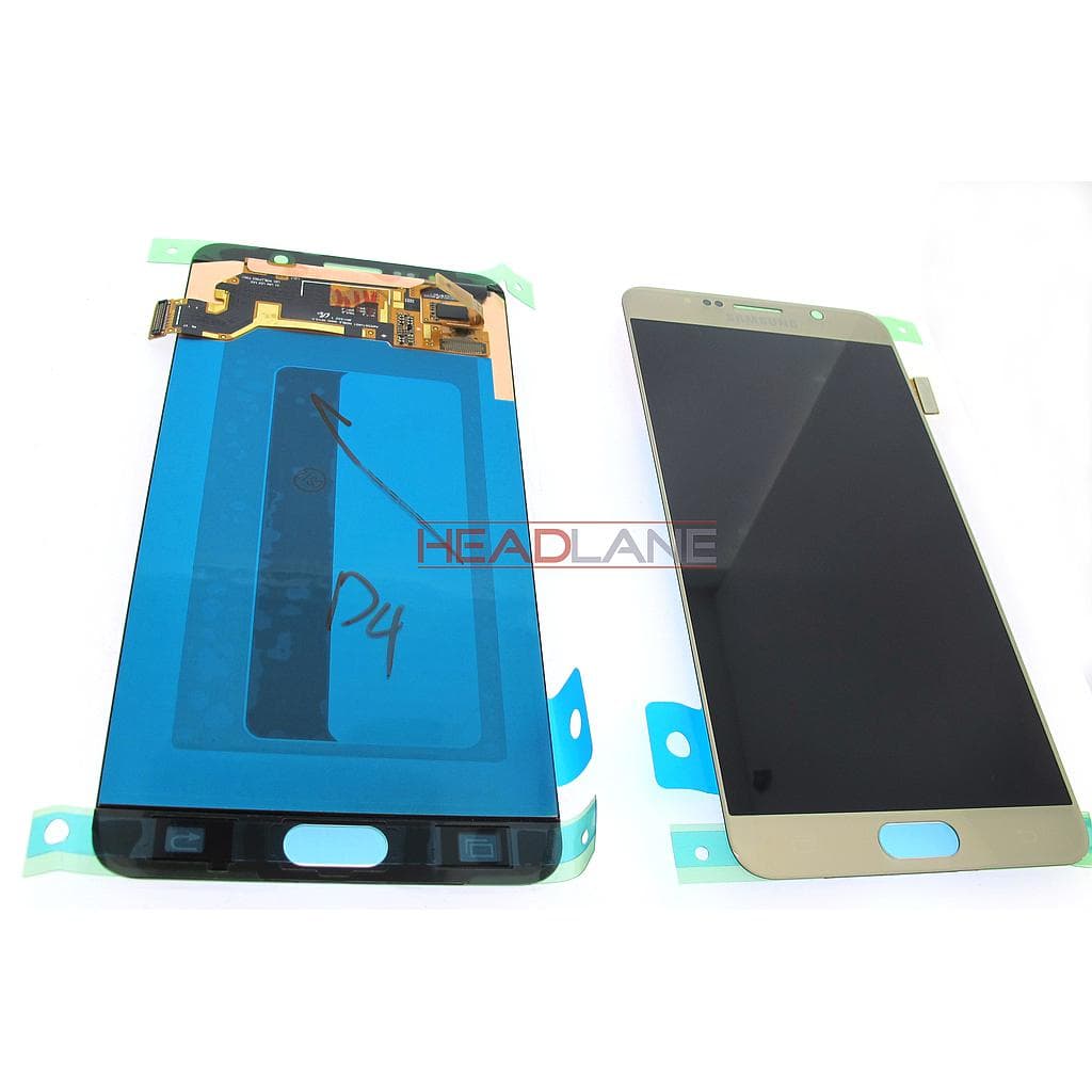 Samsung SM-N920 Galaxy Note 5 LCD Display / Screen + Touch - Gold - GH97-17755A - Samsung Replacement Part