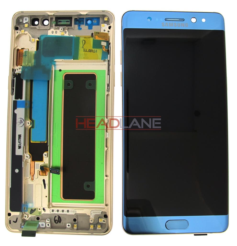 Samsung SM-N930F Galaxy Note 7 LCD Display / Screen + Touch - Blue - GH97-19302F - Samsung Replacement Part